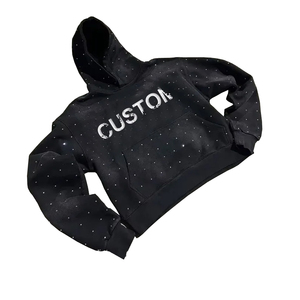 Fashion Pullover Hoodie Men Women Cotton Fleece Hooded Sweatshirt Custom Logo Streetwear Supplier - Product Image 1