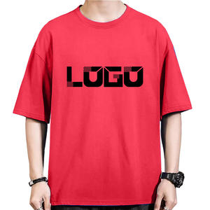 Camisetas de Alta Calidad con Logotipo Personalizado, Cuello Redondo, Talla Grande, Unisex, Lisas, de Peso Pesado, 100% Algodón, Camiseta para Hombre - Product Image 5