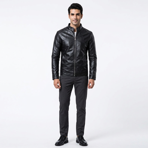 Veste en cuir pour homme à prix ajustable, designs entièrement personnalisables, tendance du moment, respirante - Product Image 1