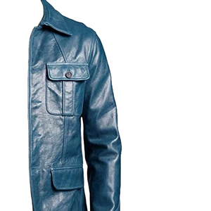 Veste en cuir véritable personnalisée ELITE CRAFT INDUSTRY, écologique, hiver, homme, noir, 2026 - Product Image 5