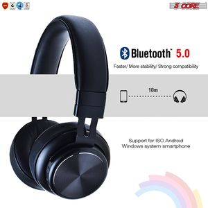 Plegable para auriculares inalámbricos Bluetooth con micrófono estéreo Hi-Fi 13B Control de volumen para yoga Deportes Oficina y gimnasio Uso - Product Image 5
