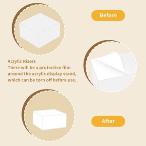 Premium 6 pz per tavola da Buffet 10 \ "9 \" 8 \ "7 \" 6 \ "5 \" Stand per dolci Catering per festa stoviglie espositore gioielli - Product Image 4