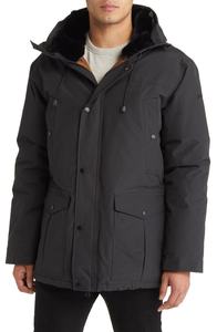 Global Industry Men Hooded Puffer Jacket <b>Fur</b> Trim Windproof Winter <b>Coat</b> Casual <b>Plus</b> <b>Size</b> Zipper Thick Polyester Wadding Regular - Product Image 4