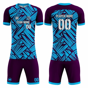 Conjunto de Uniforme de Fútbol Sublimado y Transpirable Wida Sports, Tallas Grandes, Jersey y Pantalones Cortos Personalizados, Malla de Alta Calidad, Ropa Deportiva OEM ODM al por Mayor - Product Image 3