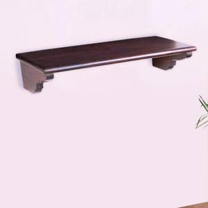 Soportes y Estantes de Pared de Madera Negra, Compra Soportes de Pared Decorativos, Soporte de Pared Metálico, Juego de Estantes de Pared - Product Image 1