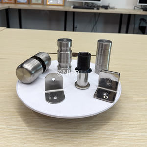 ตัวยึดรูปตัว L ป้องกันการกัดกร่อนสำหรับพาร์ติชั่นห้องน้ำในโรงเรียน - Product Image 5