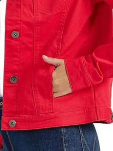 Pocket <b>Custom</b> Solid Plain Dyed Casual Women <b>Denim</b> <b>Jacket</b> Stylish Design Includes Details Multi Functional Women <b>Denim</b> <b>Jacket</b> - Product Image 2