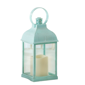 Lanterne de sol en métal artisanale de luxe moderne et chère, respectueuse de l'environnement, avec verre design et couleur personnalisée, pour mariage - Product Image 1