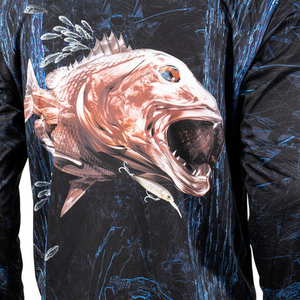 Polo de pêche professionnel neuf UPF 50 respirant, vente en gros, sublimation, manches longues, polyester, protection, vêtements de pêche - Product Image 3
