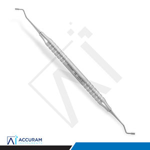Accuram Dental Compósito Amalgamado, Instrumento Manual de Acero Inoxidable de Doble Punta para Obturaciones Restauradoras, Clase I CE - Product Image 1
