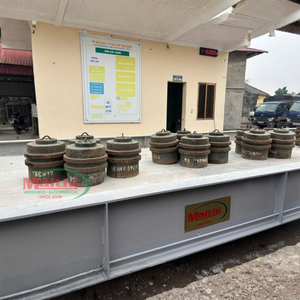 Pont-bascule en acier LCD robuste personnalisable de 120 tonnes, précision élevée, longue durée de vie, faible coût, directement de l'usine, garantie 1 an - Product Image 4