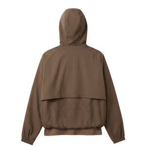 Translucent Windbreaker <b>Jacket</b> & Shorts Set for <b>Men</b> Lightweight Hooded Windbreaker with Elastic Waist Fashion Outdoor Activewear - Product Image 2