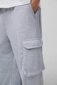 Pantalones de chándal rectos extragrandes de lona pesada, los más vendidos al por mayor, con bordado personalizado, lavados, ecológicos y con cierre de cordón. - Product Image 2