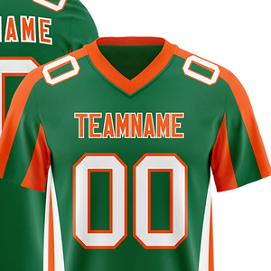 ชุดเสื้อฟุตบอลอเมริกันแบบสั่งทำพิเศษลดราคาพิเศษ ระบายอากาศได้ดี แขนสั้น ปี 2026 ขายส่ง OEM สีตามสั่ง - Product Image 2