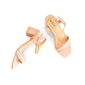 Sandale à talon rose FR5433 - Product Image 1