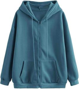 Oversized Custom Zipper Hoodie Heavy Duty Blank Streetwear Casual Breathable Hoodie - Product Image 6