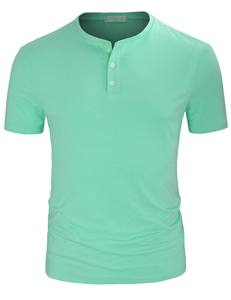 T-shirt Homme Respirant 100% Coton Couleur Unie Coupe Ample Style Hip-Hop Urbain pour le Sport et le Cyclisme en Extérieur Écologique - Product Image 2