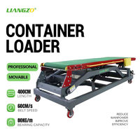 LIANGZO Convoyeur à bande télescopique de chargement et de déchargement de 600mm/800mm de largeur pour camion et conteneur