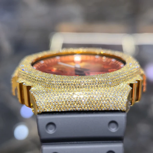 Reloj de Acero Inoxidable de Lujo con Diamantes Auténticos de Alta Calidad VVS Moissanite, Bisel Cruzado, Diamantes Naturales, Movimiento Mecánico, GPS - Product Image 4