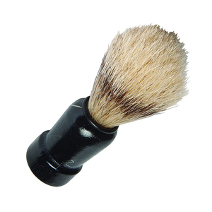 แปรงทำความสะอาดหนวดเคราด้ามไม้สีดำแบบพกพา ขนแปรงนุ่มสำหรับโกนหนวด - Product Image 5