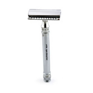 Rasoir de sécurité professionnel à double tranchant pour hommes, rasoir manuel en métal réutilisable à ouverture papillon pour rasage humide - Product Image 3