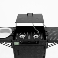 Wild Land Kitchen Box V2 Pro Opvouwbare Campingkeuken Tafel Kooktoestel Moderne Design >5L Capaciteit Draagbare Buitenkookset