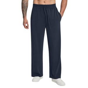 Pantalon de survêtement professionnel en polycoton pour homme, coupe large, tricoté, décontracté, OEM - Product Image 6