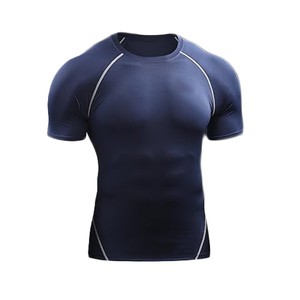 Camiseta Deportiva de Compresión de Secado Rápido para Hombre, Camiseta de Baloncesto de Secado Rápido, Camiseta Deportiva de Manga Corta de Secado Rápido, Venta de Fábrica - Product Image 5