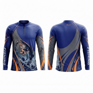 Chemises de pêche à manches longues pour l'escalade, séchage rapide, protection, design original, transfert thermique UPF 50, respirantes - Product Image 3
