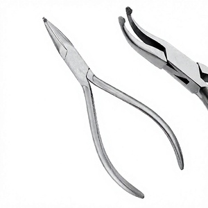 Pince manuelle orthodontique dentaire, coupe-écarteur distal, porte-aiguille, pince coupante à extrémité acérée pour sutures, forceps en acier inoxydable - Product Image 6