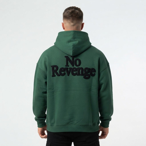 Sweat à capuche brodé pour homme, décontracté, sportif, en molleton polyester/coton, haute qualité, manches longues, coupe ample - Product Image 2