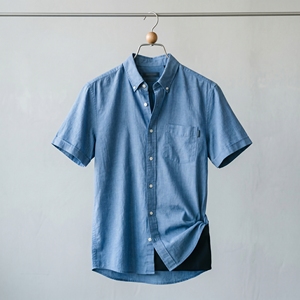 Polo à manches courtes pour homme, 65% polyester, 35% lin, respirant, léger, infroissable, uniforme de travail, été - Product Image 2