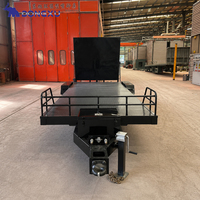 Remorque agricole pour mini-excavatrice, transporteur hydraulique de voitures, remorque de transport robuste pour voitures