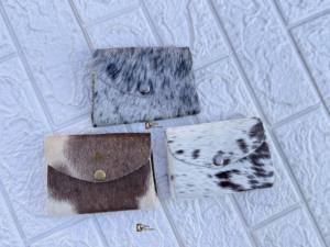 Porte-monnaie en cuir de vachette véritable à poils, mini pochette de créateur, porte-cartes, cadeau tendance, vente chaude - Product Image 5