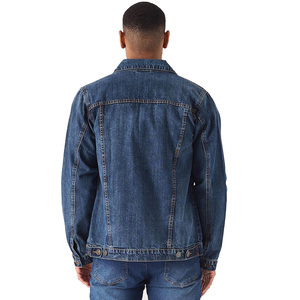 Men's Stonewashed Denim Jacket Button Fly Closure Casual Style Loose Fit 100% Cotton Woven Fabric Breathable Windproof Autumn - Product Image 4