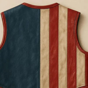 Mens Cowboy Western Fringe Vest Leather <b>Suede</b> Sleeveless <b>Jacket</b> Tassel Festival Rodeo <b>Biker</b> Supplier Premium OEM Apparel - Product Image 3