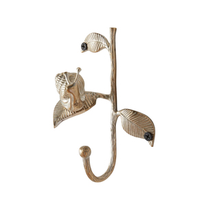 Vintage Sunflower Wall Hook Decorative <b>Metal</b> <b>Coat</b> <b>Hanger</b> Flower Shaped Heavy Duty Robe Hook Rails for Home Hotel Entryway Decor - Product Image 3