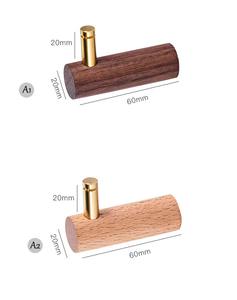 Simple Wooden Wall <b>Hook</b> Rustic Natural Decorative Hanger Ideal For Hanging <b>Kitchen</b> Aprons Cloth Napkins And Utility Items - Product Image 4