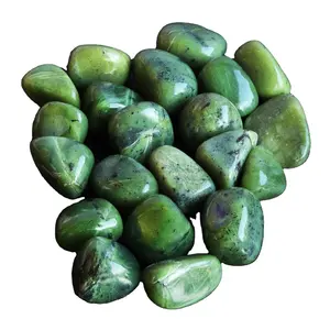 Jade Nephrite tumbled Stones Jade Healing Crystal for Gifts Alfazal Agate High Quality Natural Feng Shui Crystal Polished