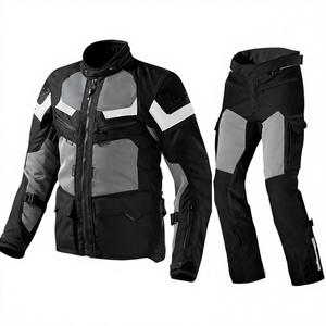 Dernier design, combinaison de moto respirante 600D, pantalon et veste de moto, ensemble imperméable de course, taille personnalisée, unisexe, adultes, OEM - Product Image 1