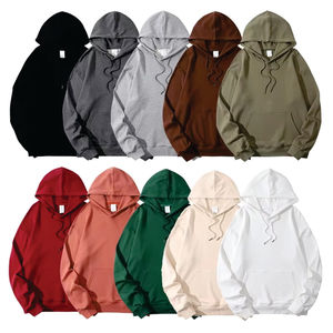 High Quality Plain Blank Hooded Sweatshirt Heavyweight Oversized Fleece Winter <b>Jumper</b> Hoodie Sport Wear <b>Pullover</b> Hoodies for Men - Product Image 2
