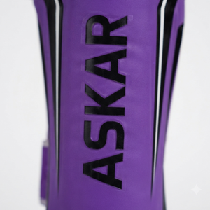 สนับแข้งโฟม EVA สีม่วง Askar อุปกรณ์ป้องกันสำหรับทุกเพศ เหมาะสำหรับการฝึกซ้อมมวยและศิลปะการต่อสู้ - Product Image 3