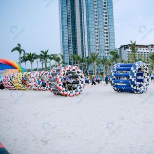 All Seasons Wheel Team Building Vietnam PVC Garantit la sécurité en transport Gonflable Thuy Linh Facile à installer et portable - Product Image 5