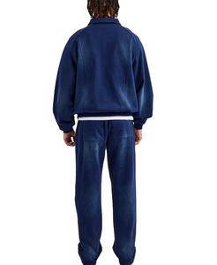 Chándal de hombre con diseño personalizado de última moda, lavado ácido, transpirable, duradero, antiarrugas, precio económico. - Product Image 6