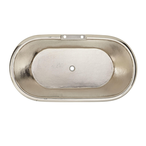 Bañera de Pedestal de Cobre con Interior de Níquel, Bañera Independiente de Diseño para Spa, Hotel, Baño y Renovación del Hogar - Product Image 2