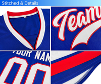 Ensemble uniforme de hockey sur glace pour hommes : maillot, pantalon et chaussettes, personnalisable par sublimation, tailles jeunes, pour hockey sur roulettes et en patins.