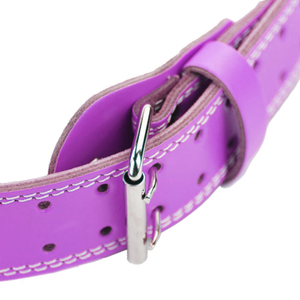 High Quality Cowhide Leather Power Lifting <b>Belt</b> for Men Breathable Fitness Safety Equipment with Custom Logo Wholesale Price - Product Image 5