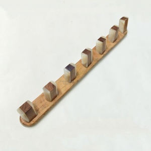 Resin Wood <b>Wall</b> <b>Hook</b> Decorative Coat <b>Hook</b> <b>Wall</b> Mounted <b>Key</b> Bag Hanger <b>Hook</b> for Bathroom Bedroom Hallway Wholesale Supplier - Product Image 4