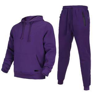 Fournisseur de survêtements pour hommes en gros, tissu de survêtement en polyester recyclé, ensemble personnalisé pour les marques américaines, faible MOQ - Product Image 1