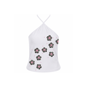 Oferta Especial: Blusa Blanca para Mujer con Cuello Camisero y Bordado de Mariposa con Cuentas en la Parte Delantera, Informal, Transpirable, para Uso Diario, por MULTI CRAFT - Product Image 2